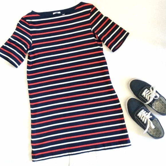 Uniqlo Dresses & Skirts - Uniqlo Striped Cotton Dress or Women's Tunic, XS